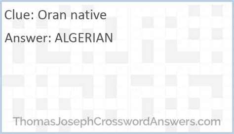 adopt crossword clue|oran native crossword.